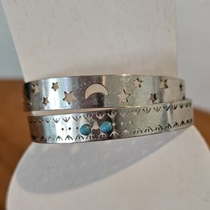 NWT'S - SHYANNE - Silver-tone Bracelet Set -2 Bracelets